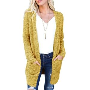 Yellow boyfriend cardigan Clearance